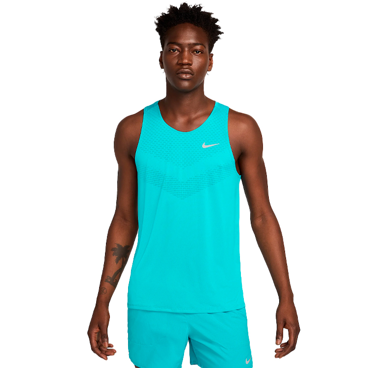 Майка для мужчин Nike M NK DFADV STRIDE TANK M Голубой photo 2
